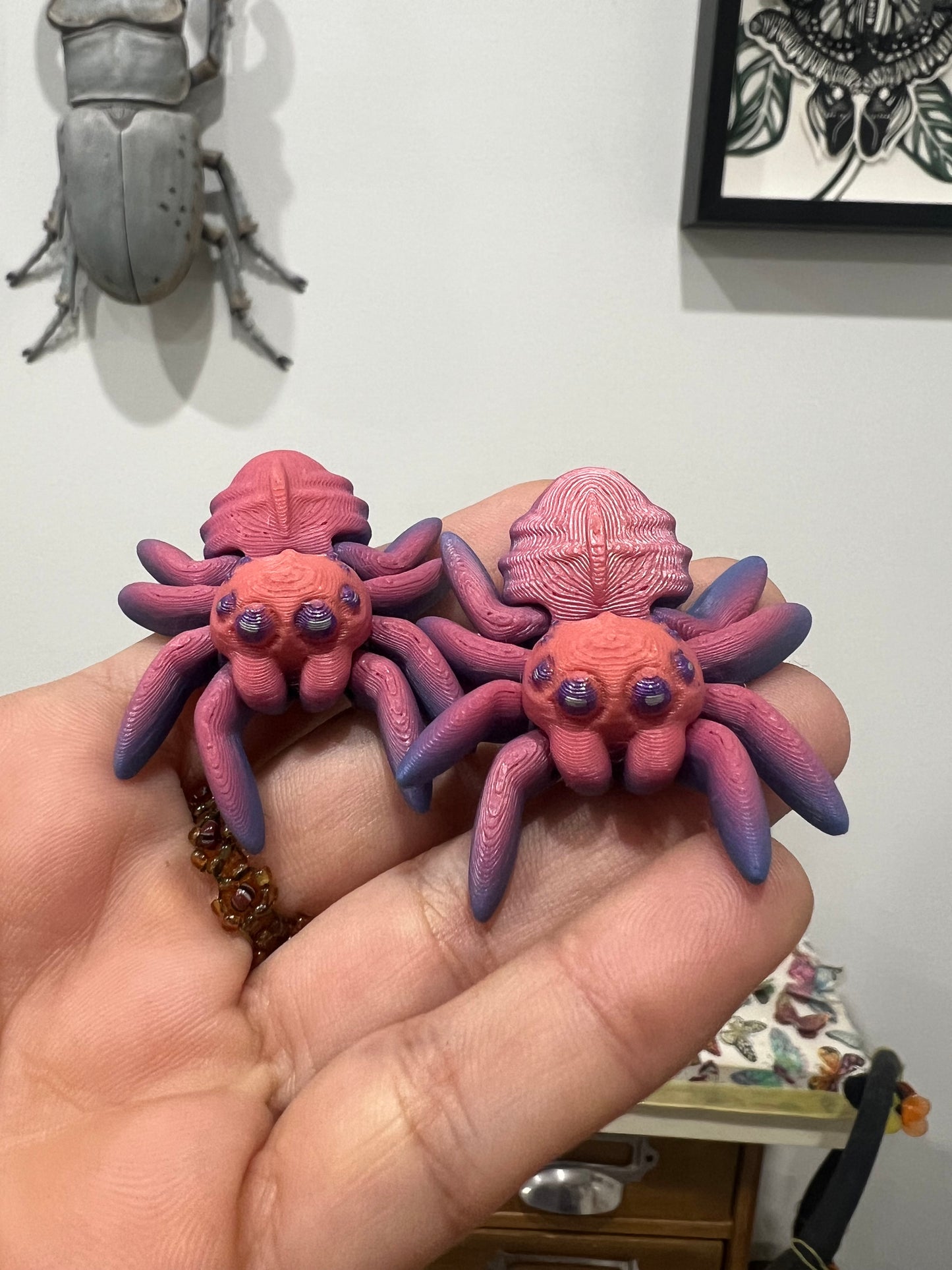 Josh the spider stud earrings