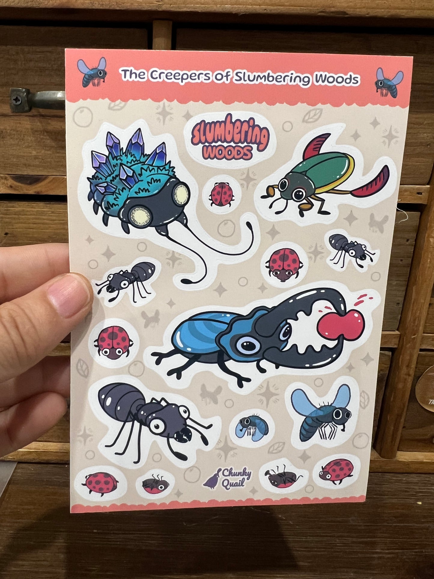 Critters from Slumbering Woods- Sticker Sheet