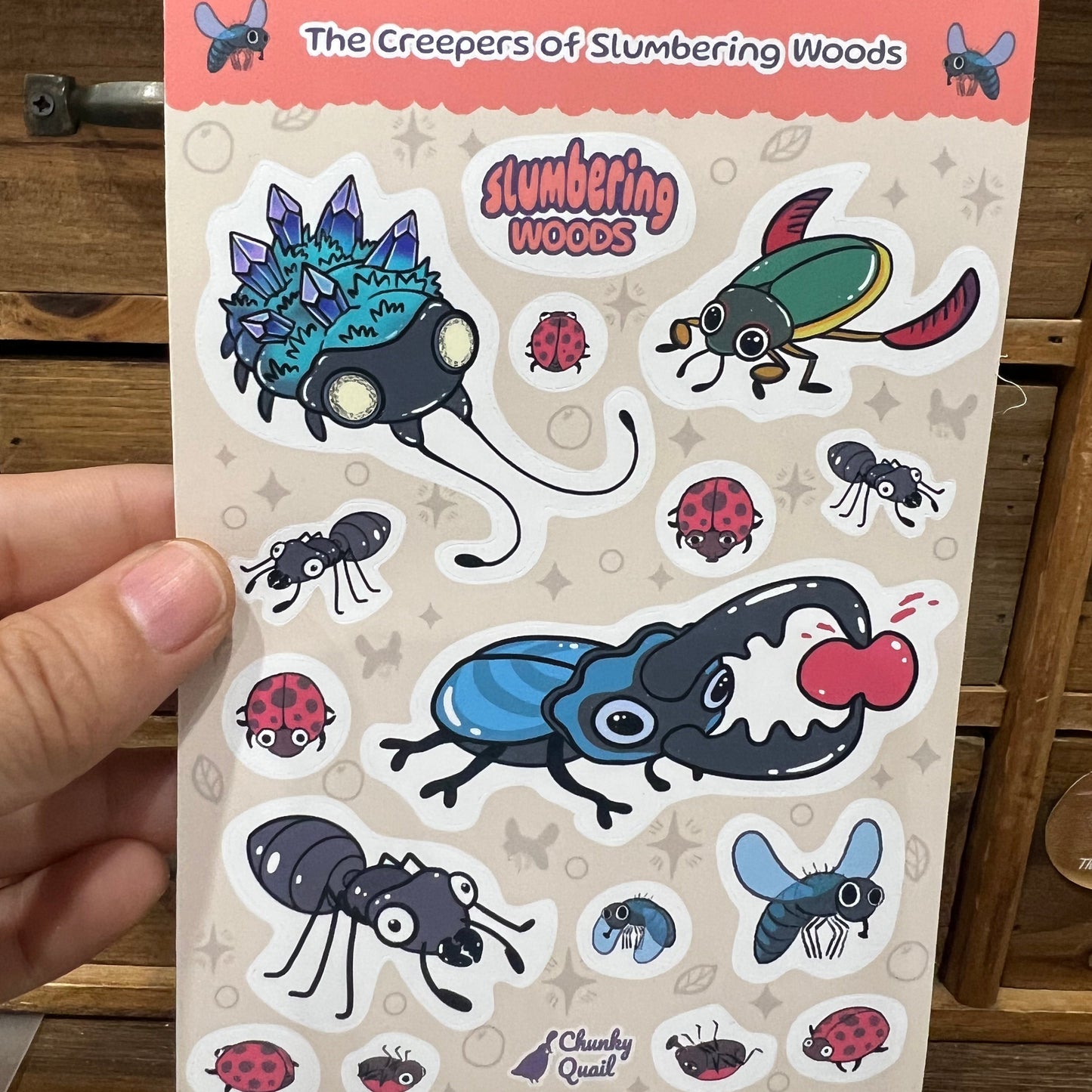 Critters from Slumbering Woods- Sticker Sheet