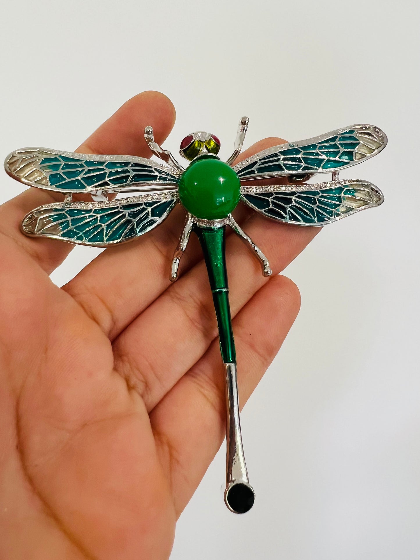 Large stylish Dragonfly Brooch