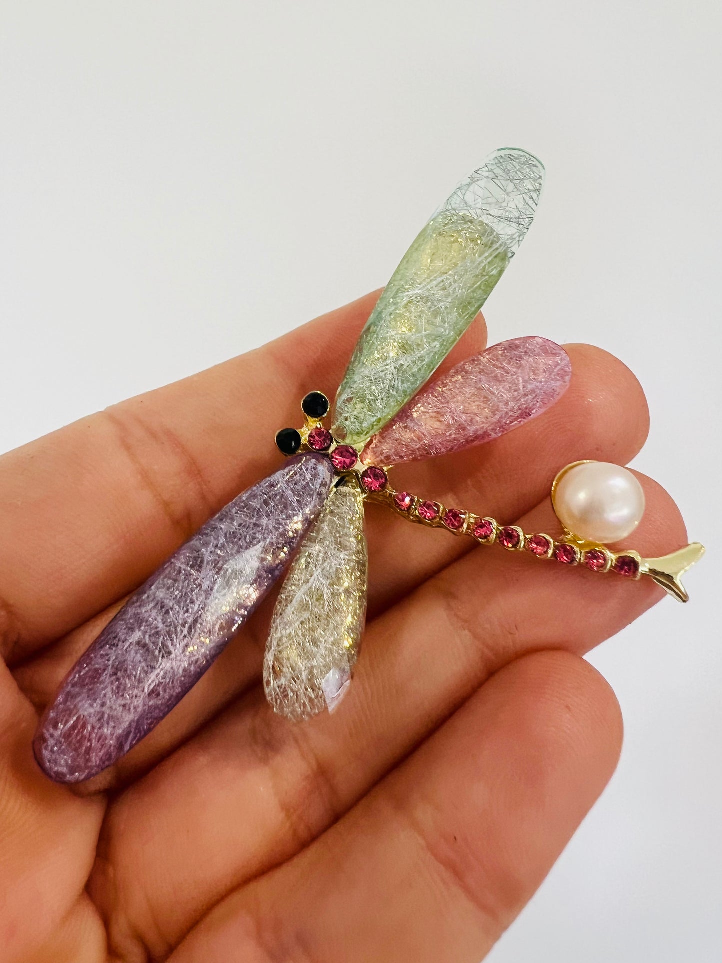 Dragonfly Brooch - Resin