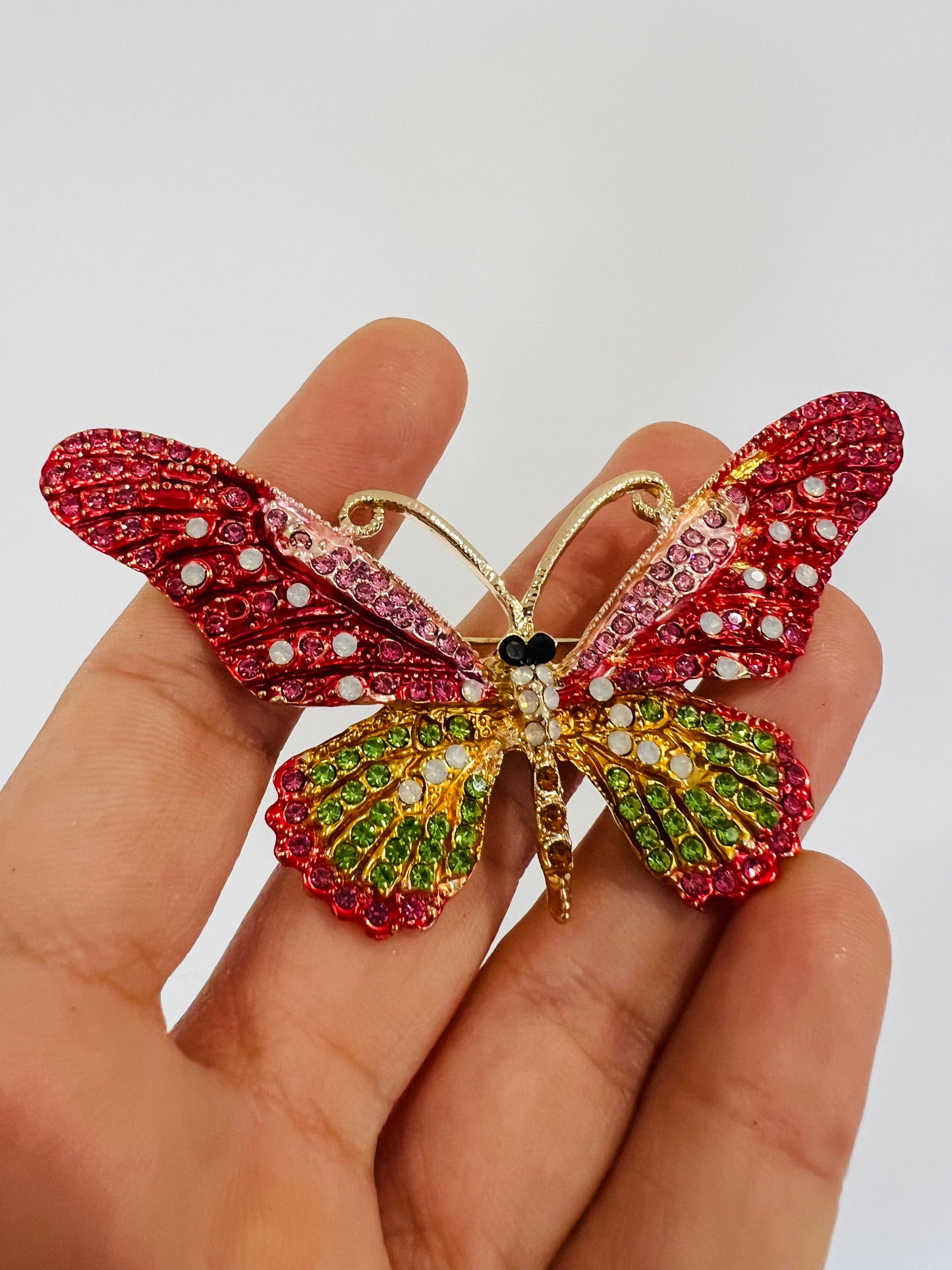 Butterfly Brooch - Large bright