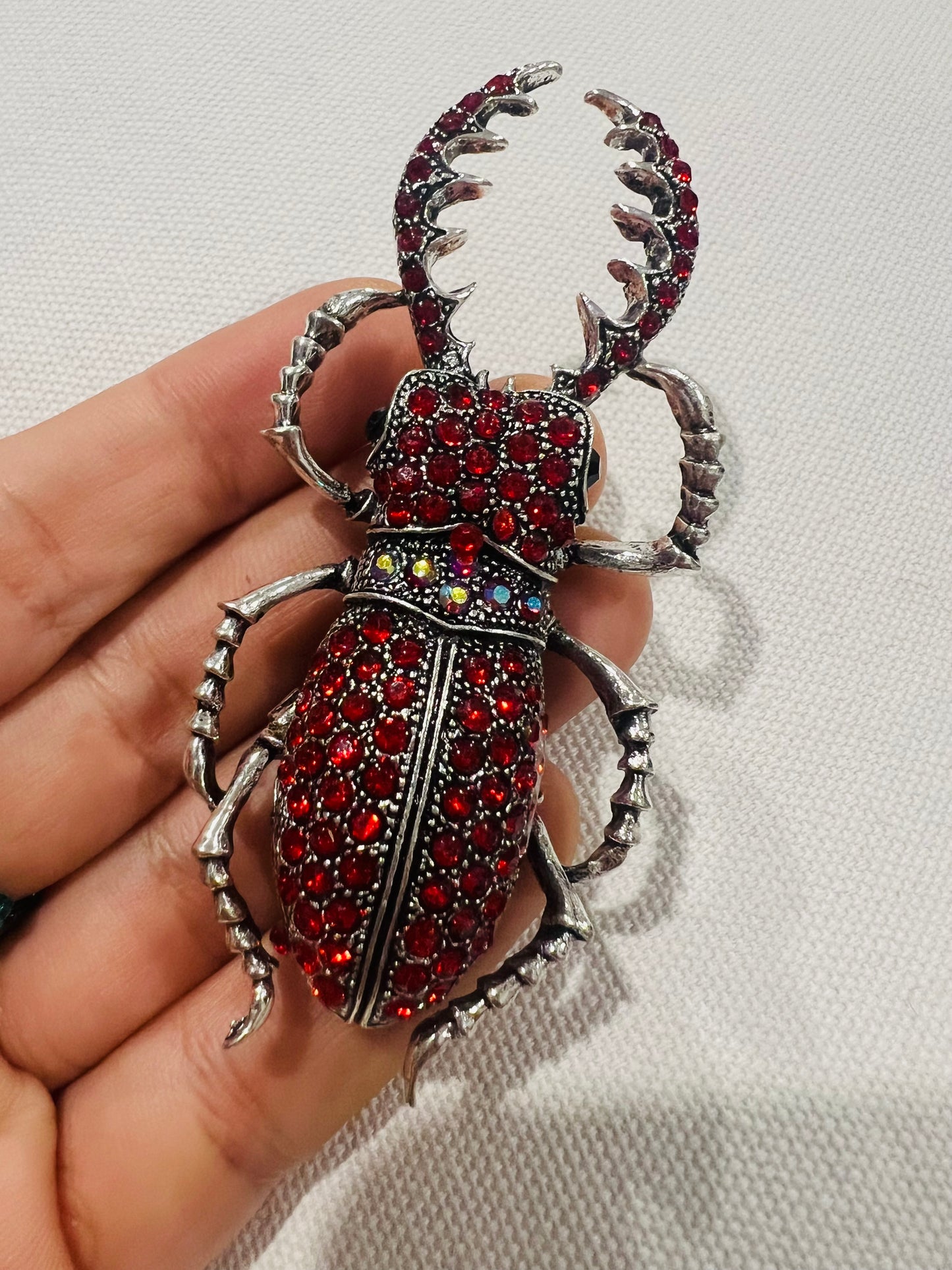 Fashion Stag Beetle Brooch