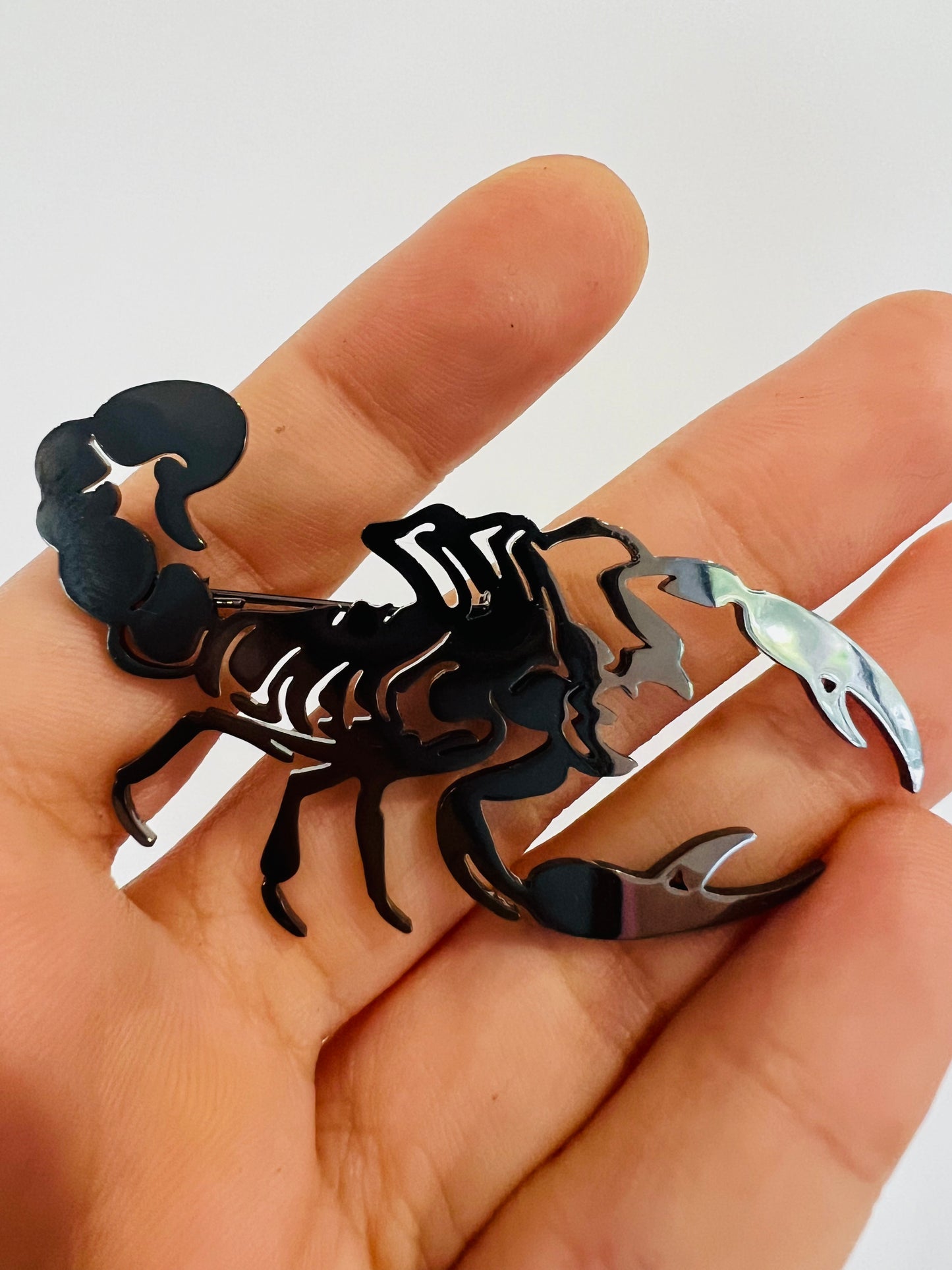 Scorpion Brooch Silhouette