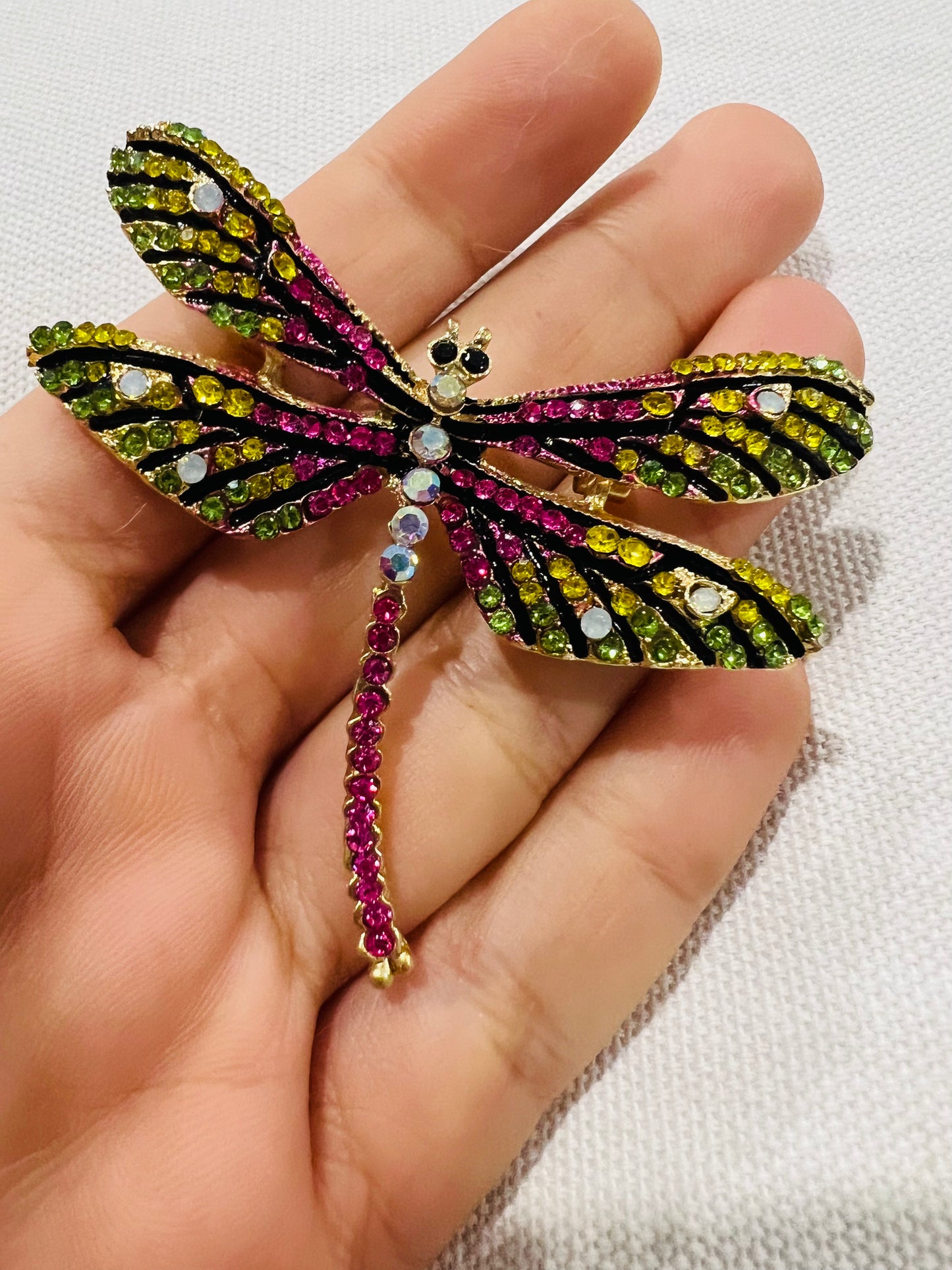Dragonfly Brooch - Bright