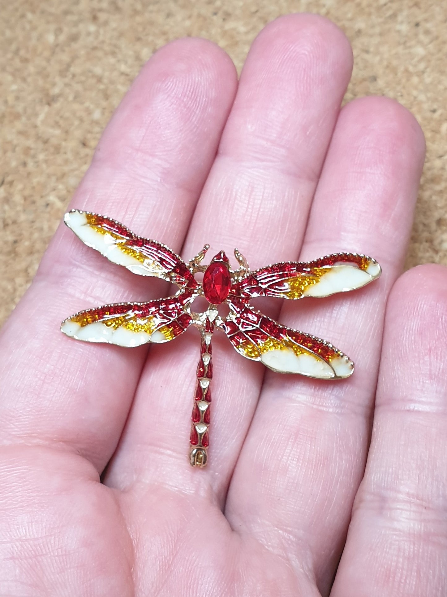 Delicate Dragonfly Brooch