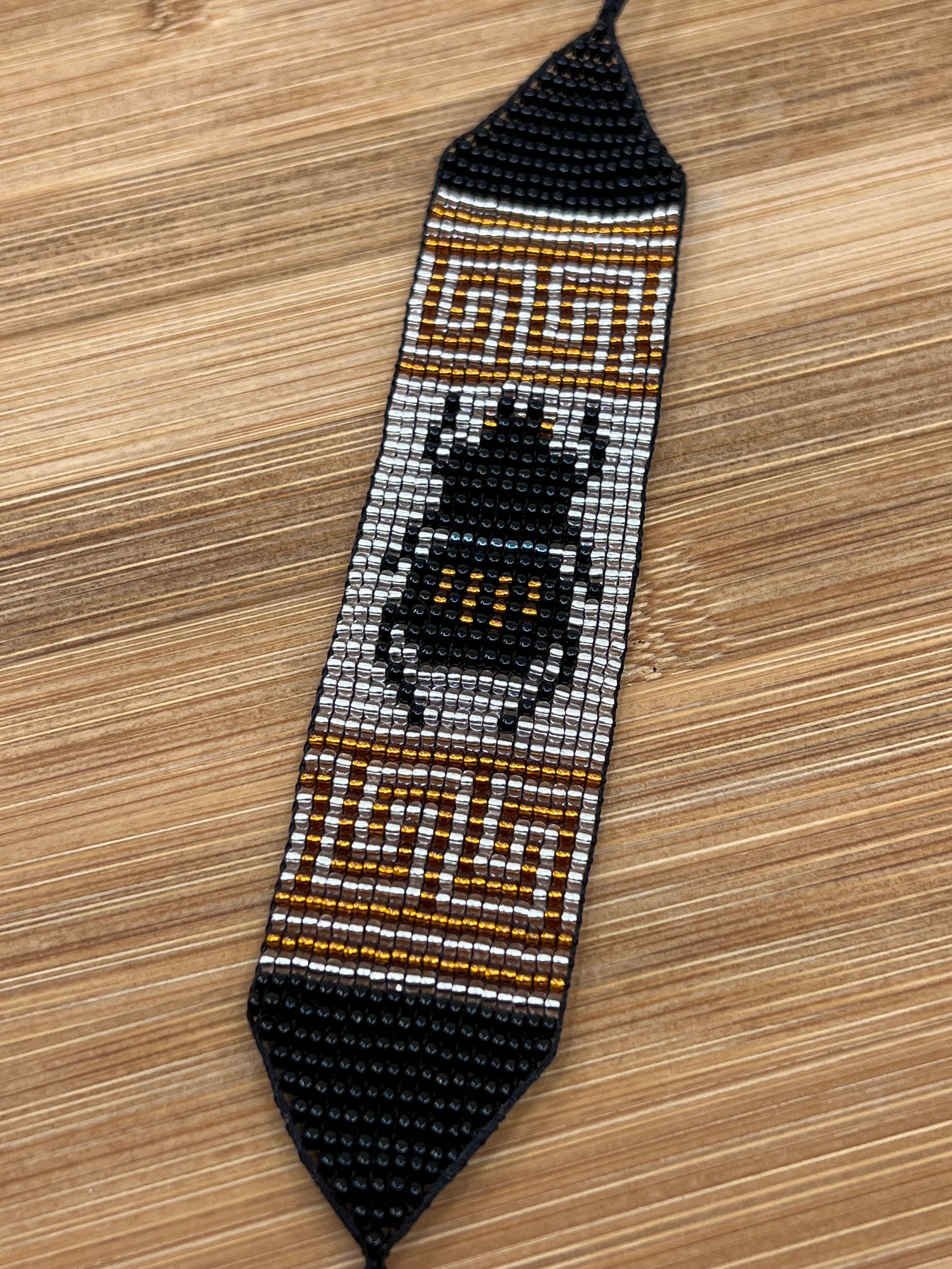 Native dung beetle Beaded Bracelet