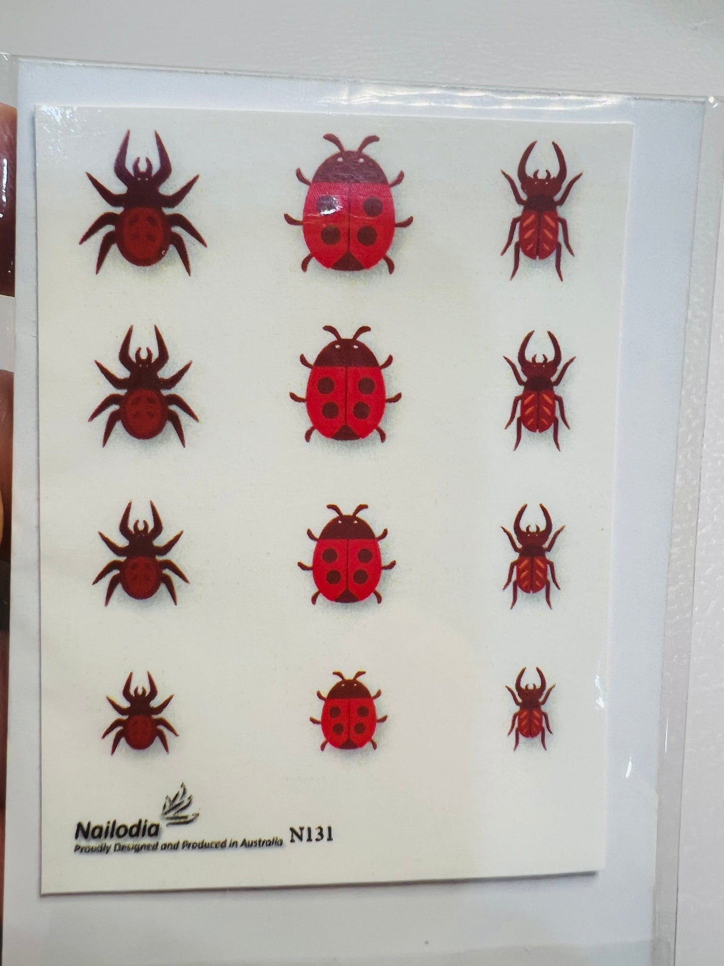 Nail insect stickers