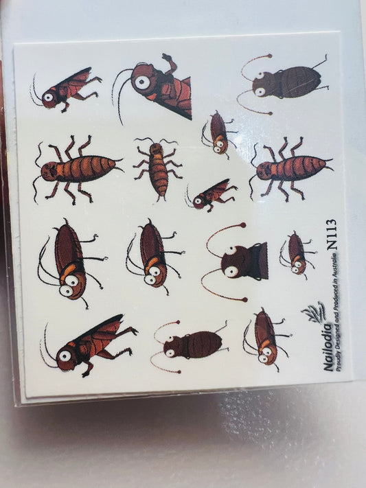 Nail insect stickers