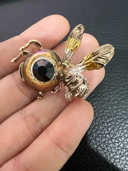 Funny Bee Brooch