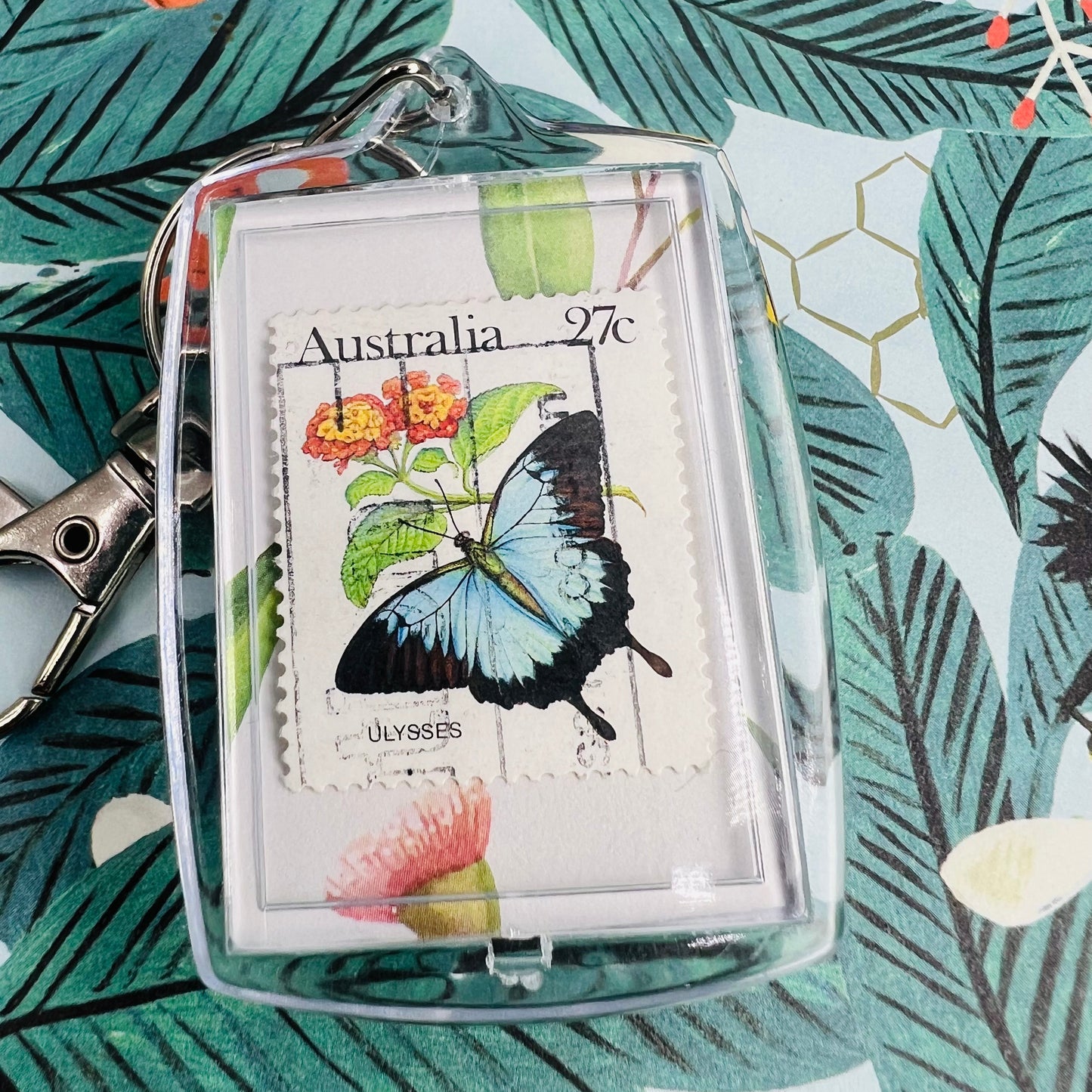 Real Australian stamp - Ulysses butterfly