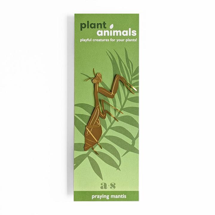 Praying mantis decoration for potted plants