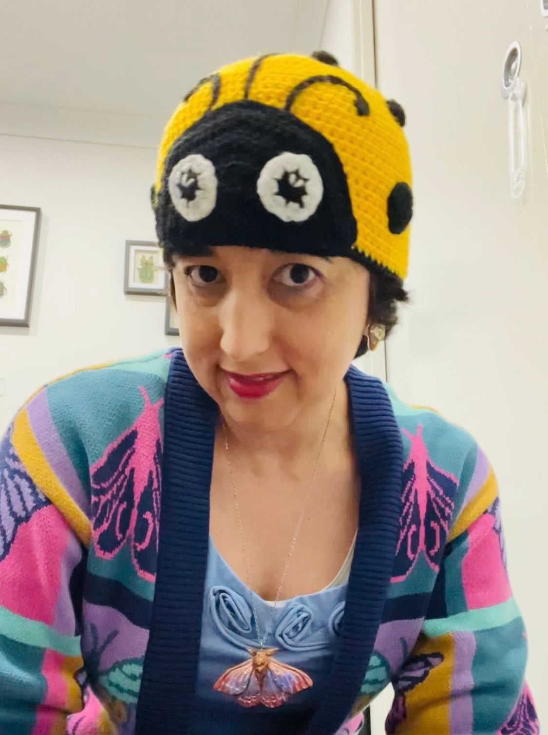 Common spotted Ladybird beanie