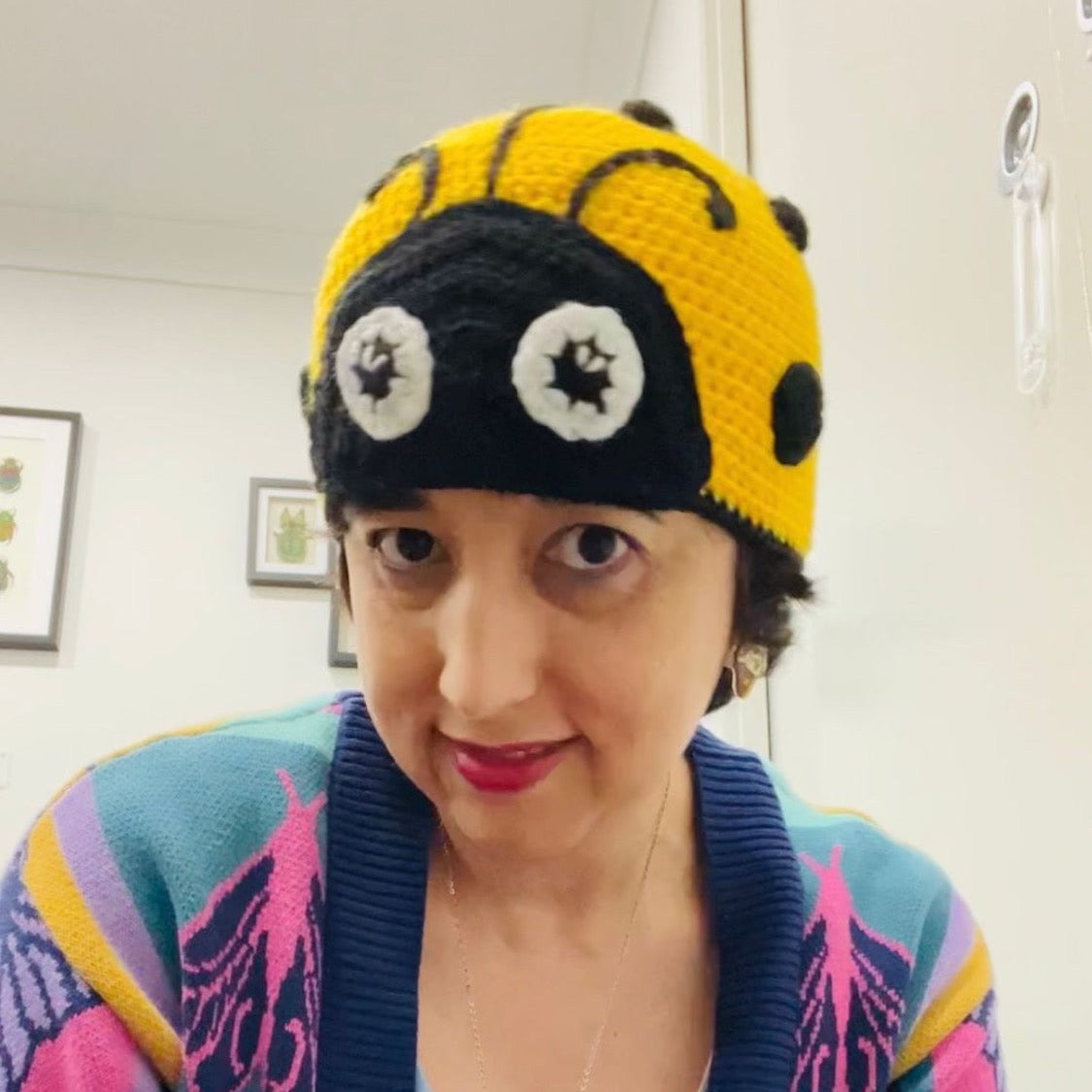 Common spotted Ladybird beanie