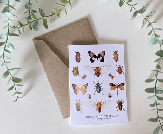 Insects of Australia Greeting Card