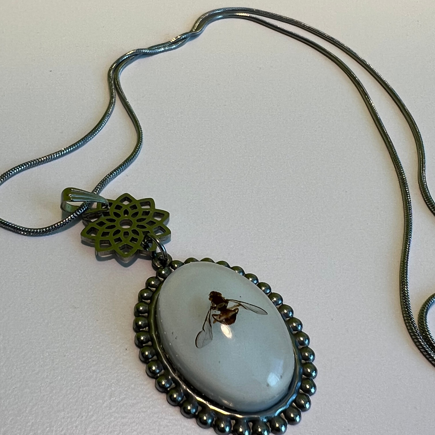 QLD Fruit Fly antique pendant