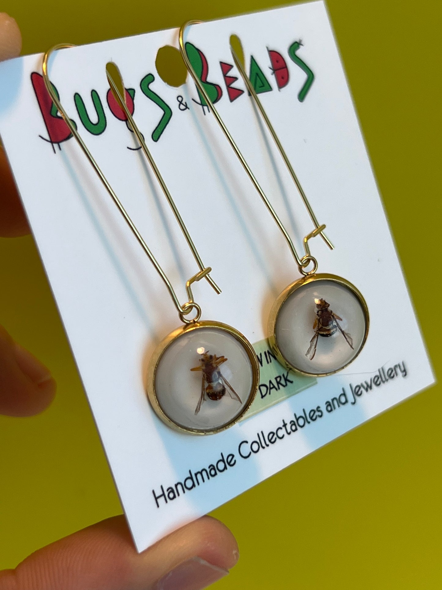 QLD Fruit Fly long Earrings