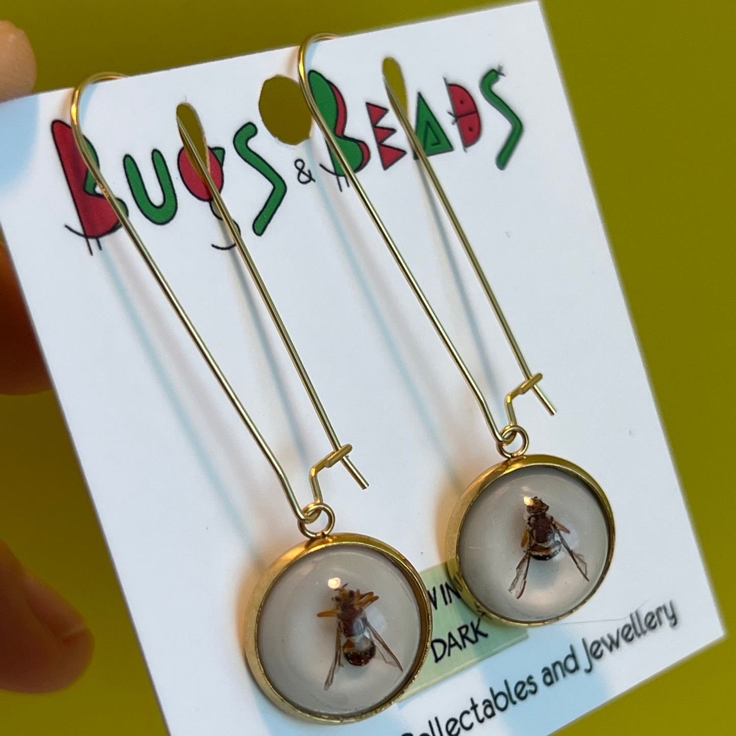 QLD Fruit Fly long Earrings