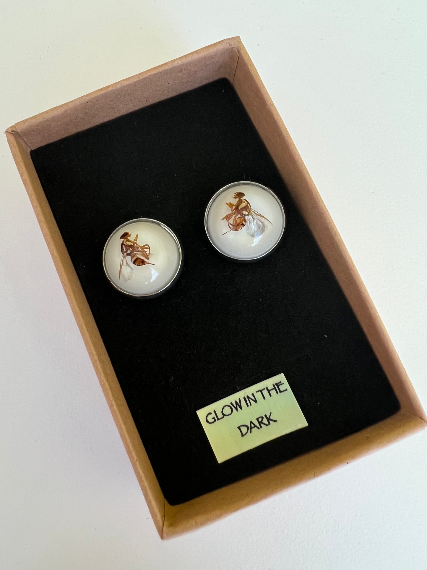 Jarvis' Fruit Fly cufflinks
