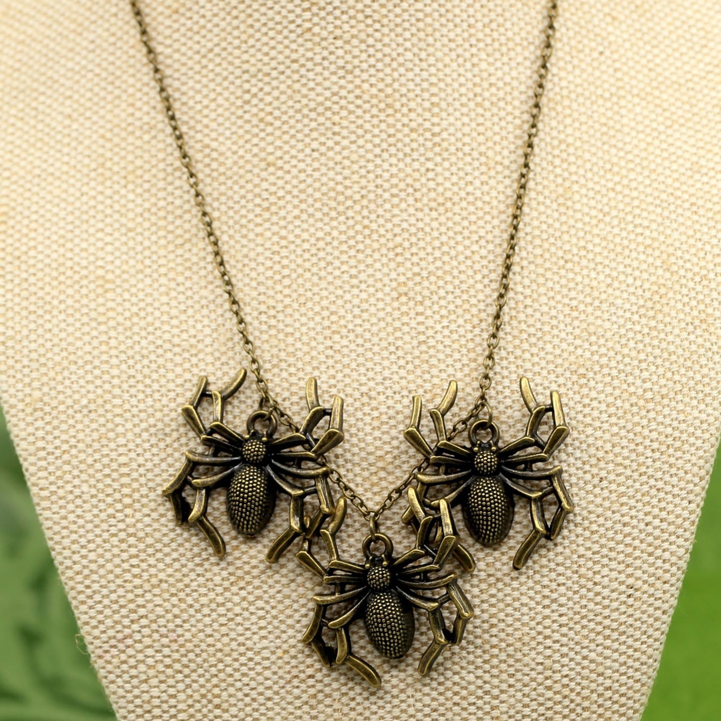 Bunch of Spiders Necklace