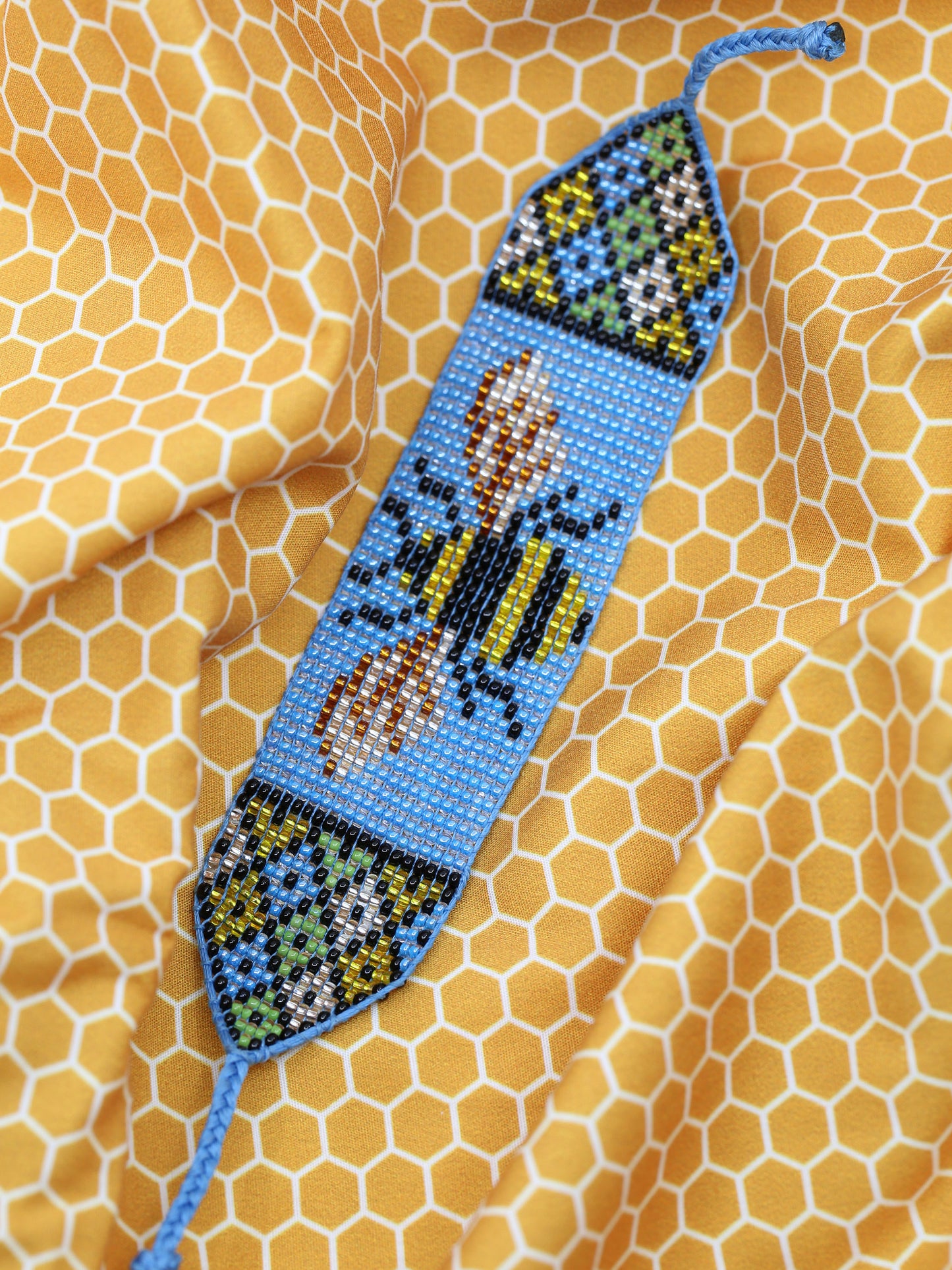 Honey Bee Beaded Bracelet