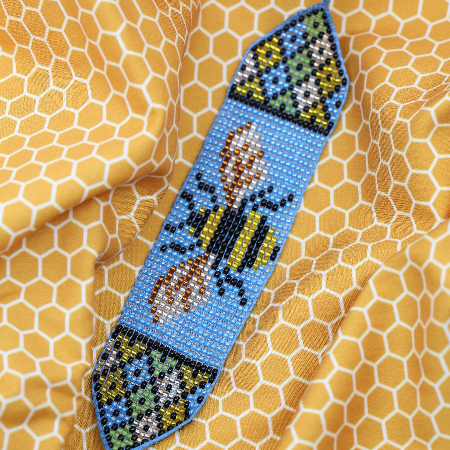 Honey Bee Beaded Bracelet
