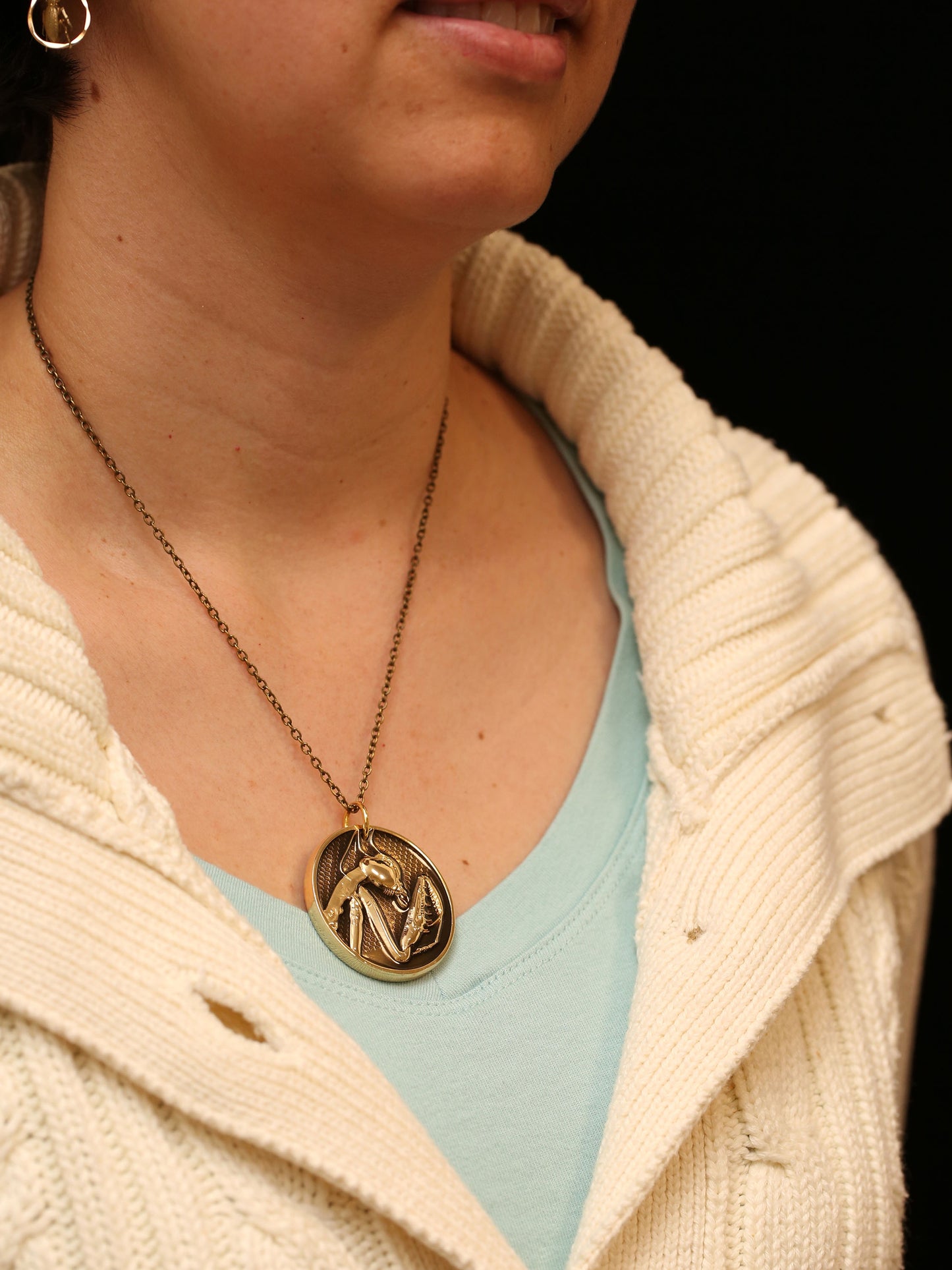 Praying Mantis Medallion