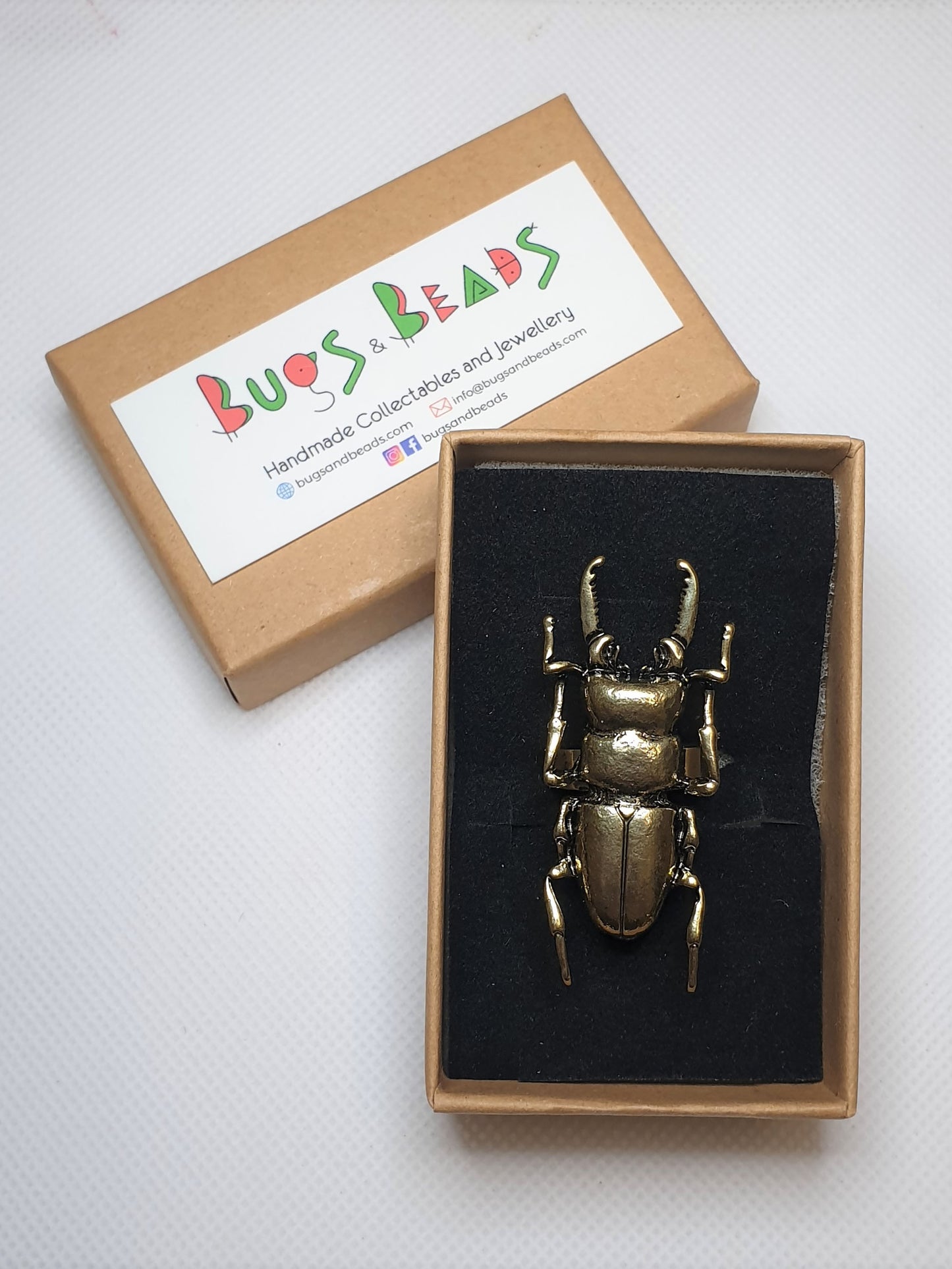Stag Beetle Ring - Adjustable