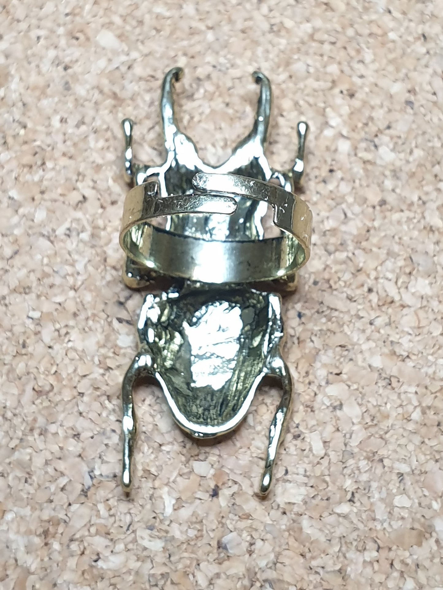 Stag Beetle Ring - Adjustable