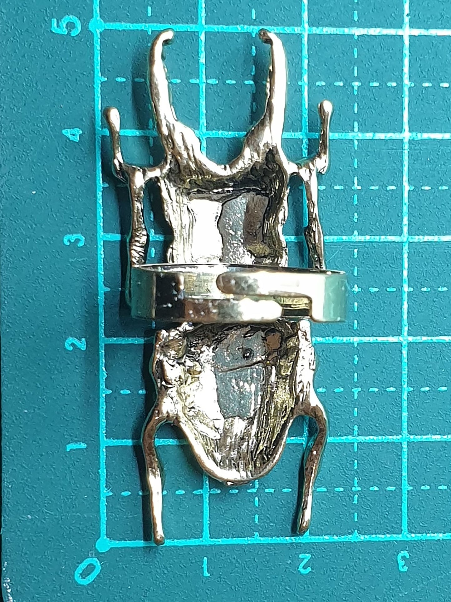 Stag Beetle Ring - Adjustable