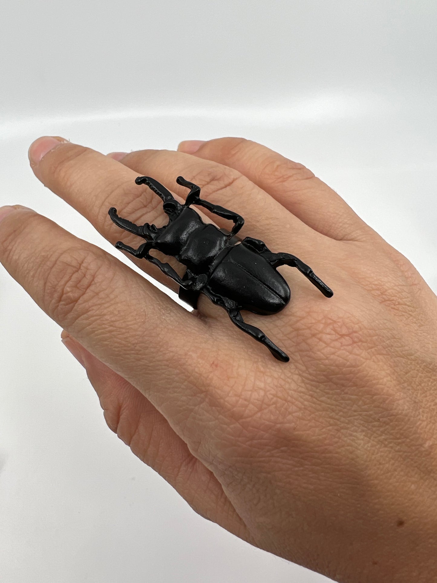 Stag Beetle Ring - Adjustable