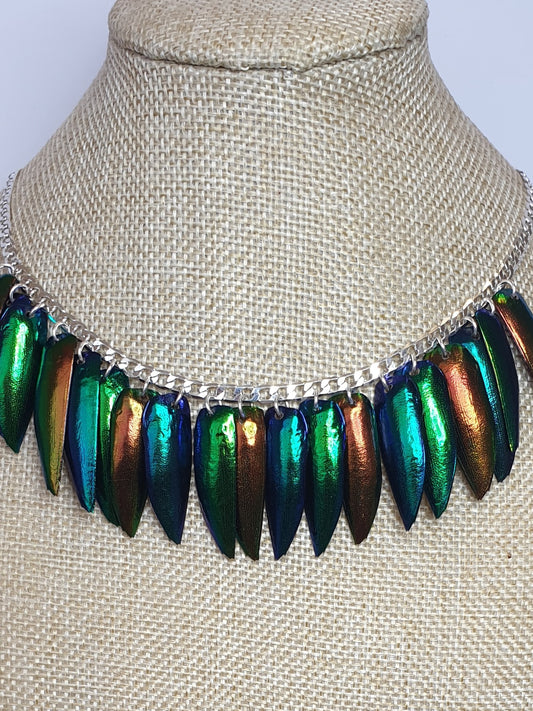 Rainbow wide chain - Sterling Silver