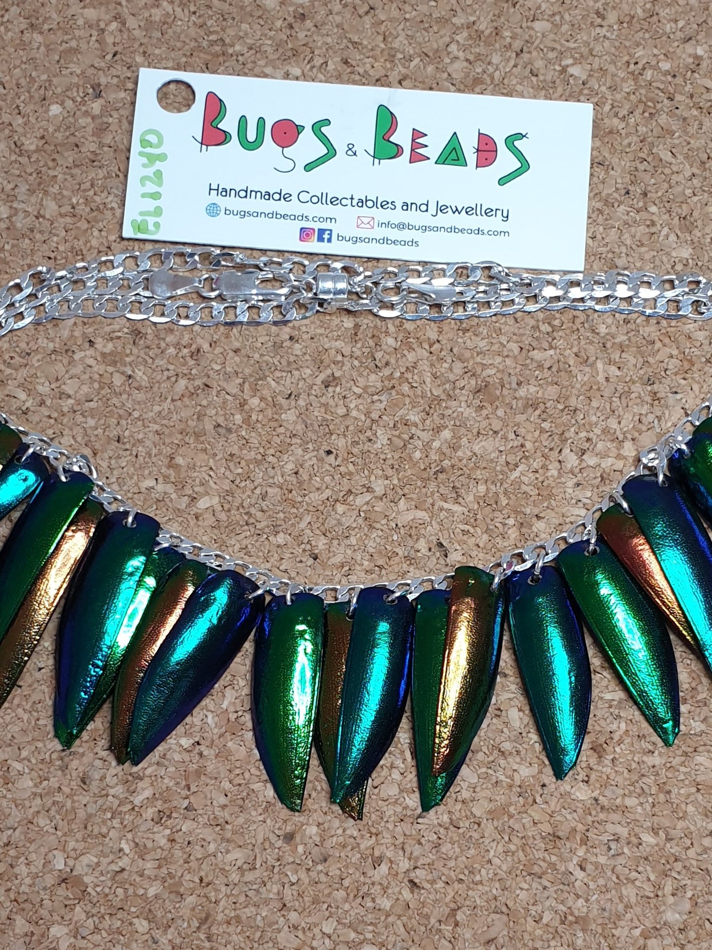 Rainbow wide chain - Sterling Silver