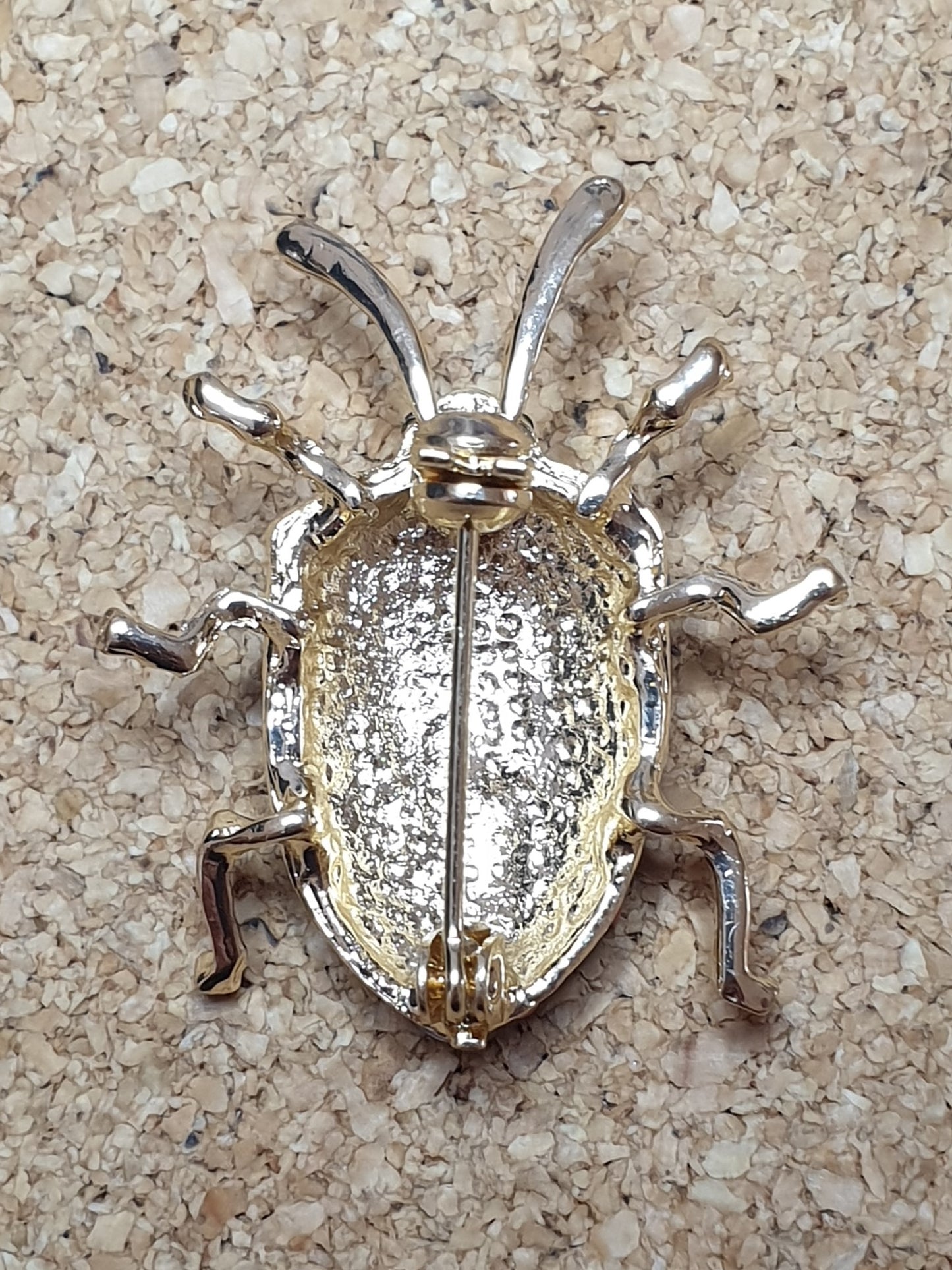 Stinkbug Brooch - Blue