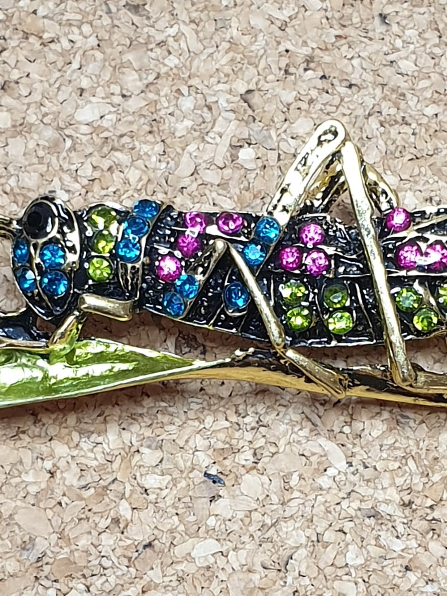 Grasshopper Brooch