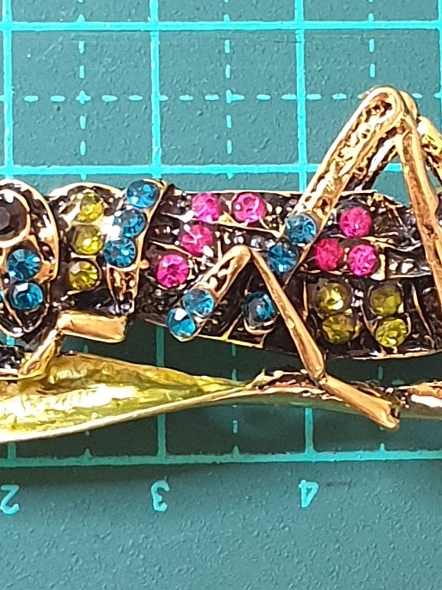 Grasshopper Brooch
