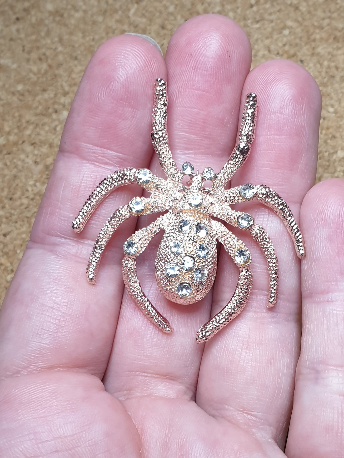 Spider Brooch - Golden