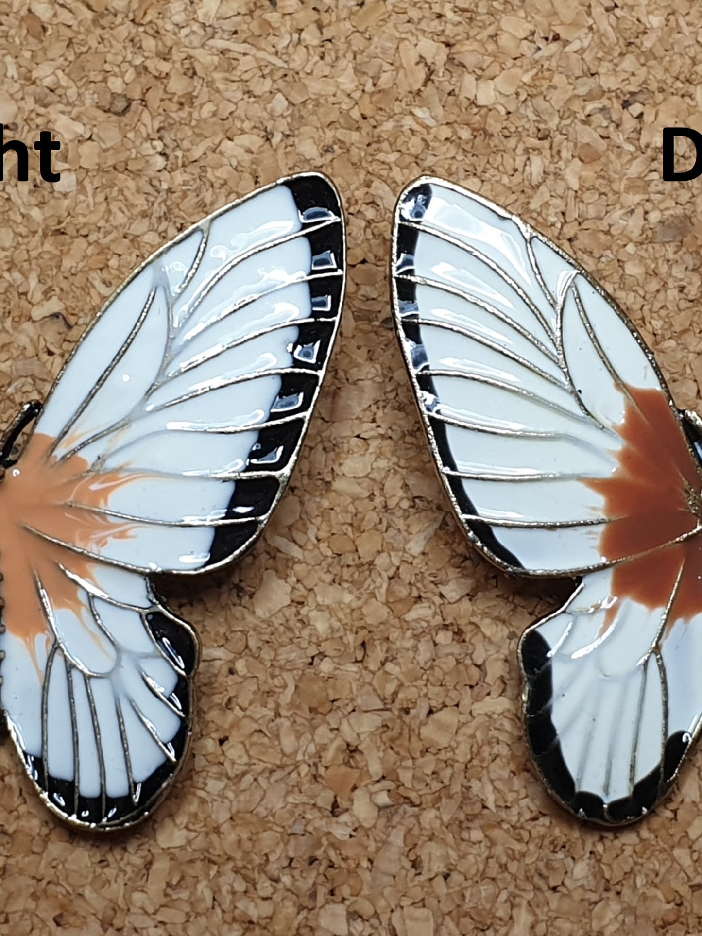 White Butterfly Brooch