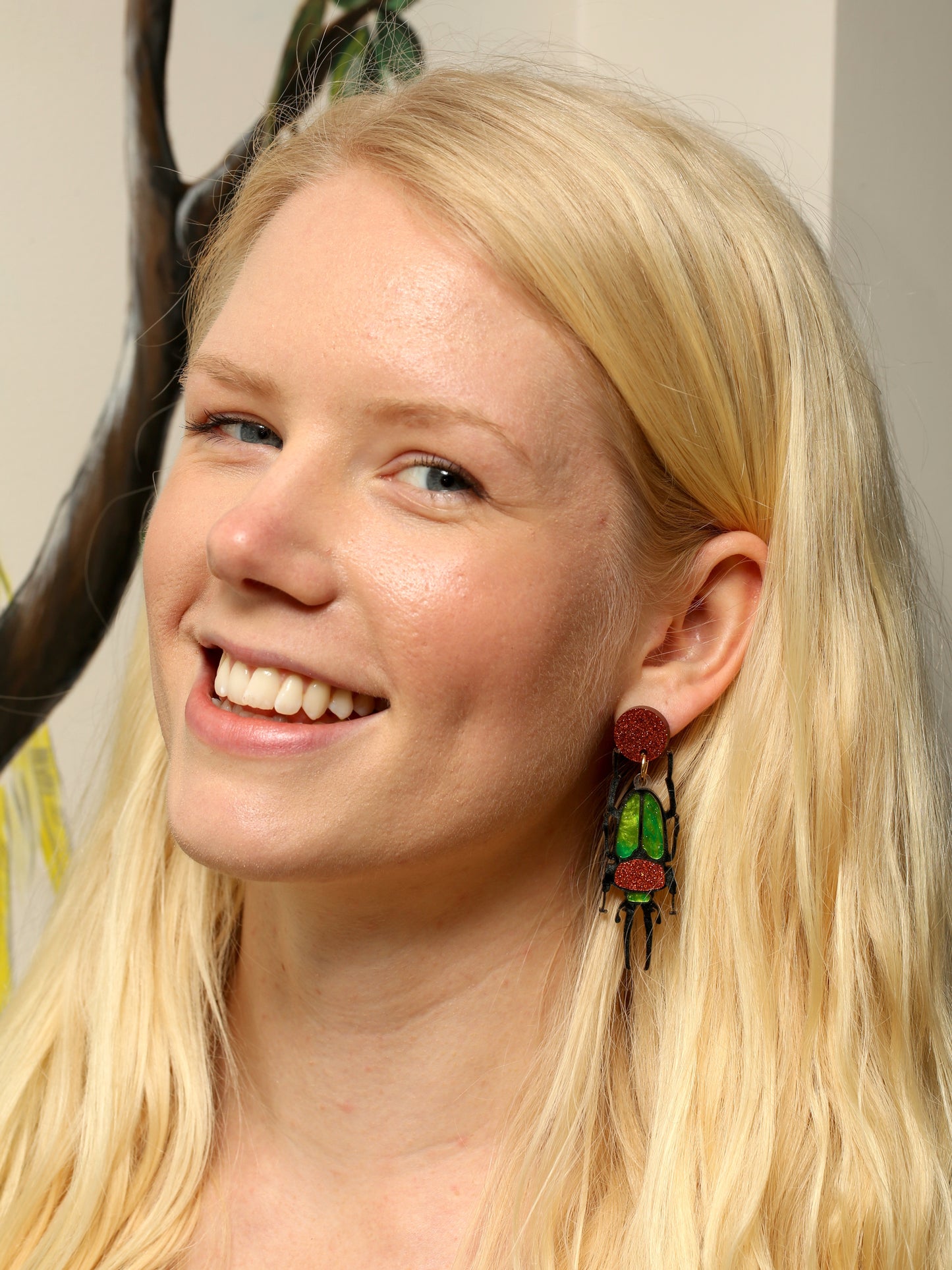 Rainbow stag beetle dangles
