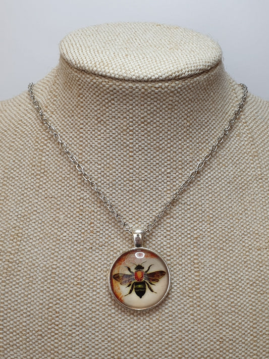 Vintage Bee Necklace
