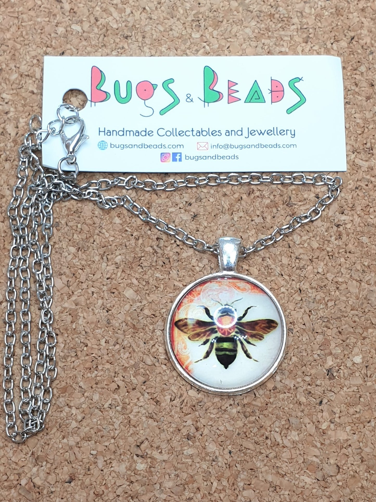 Vintage Bee Necklace