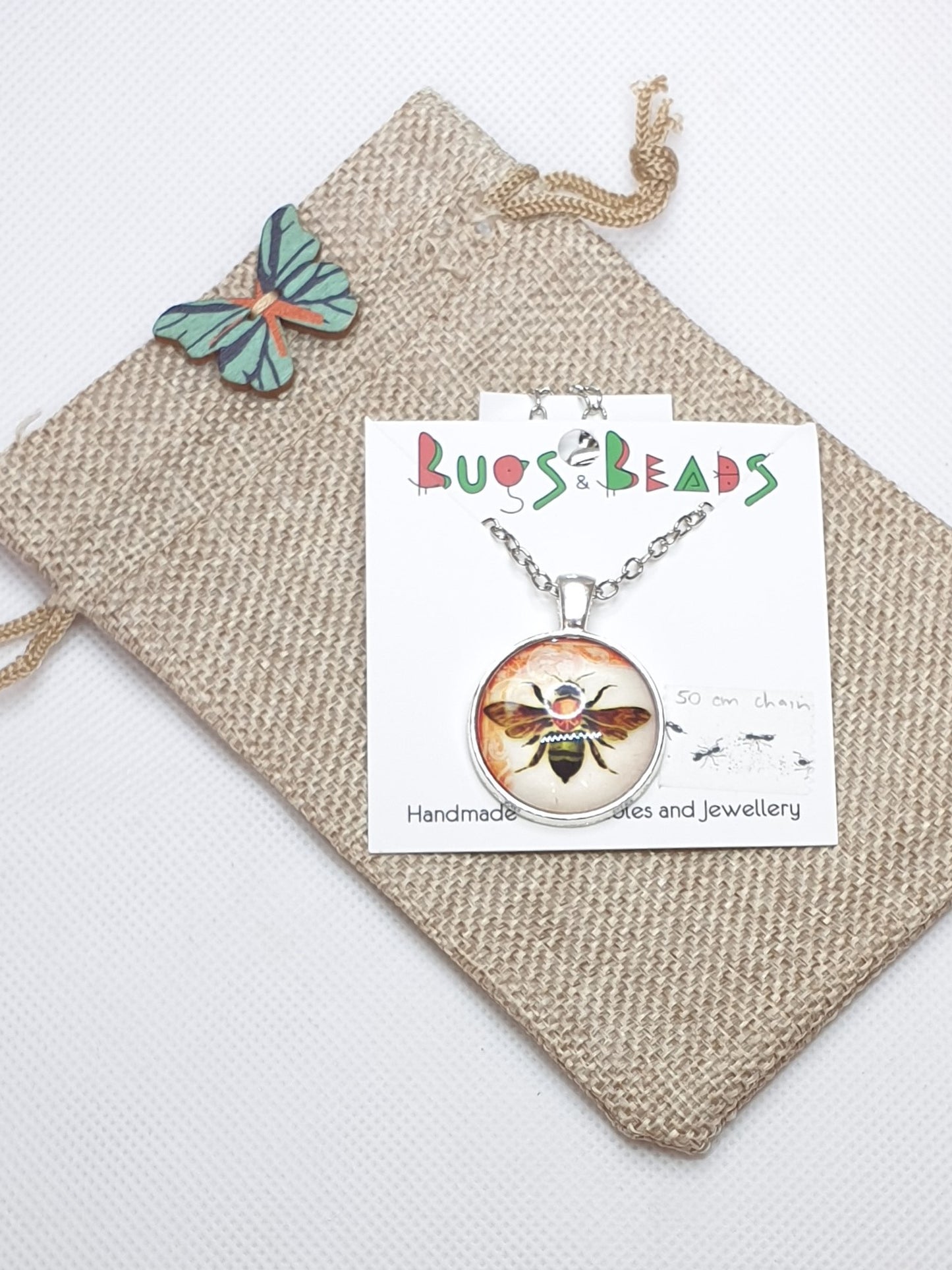 Vintage Bee Necklace