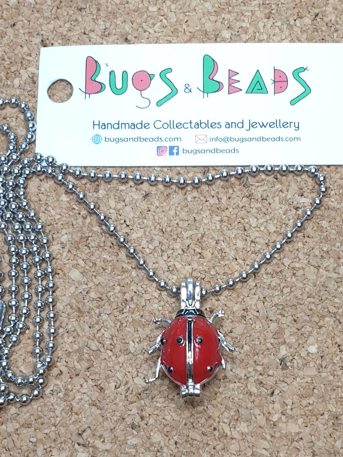Ladybird Necklace Aroma Diffuser