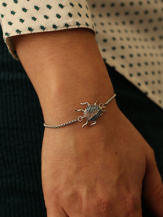 Ladybird beetle bracelet - Adjustable