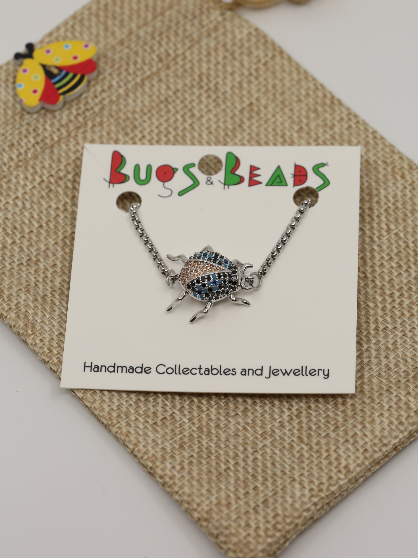 Ladybird beetle bracelet - Adjustable