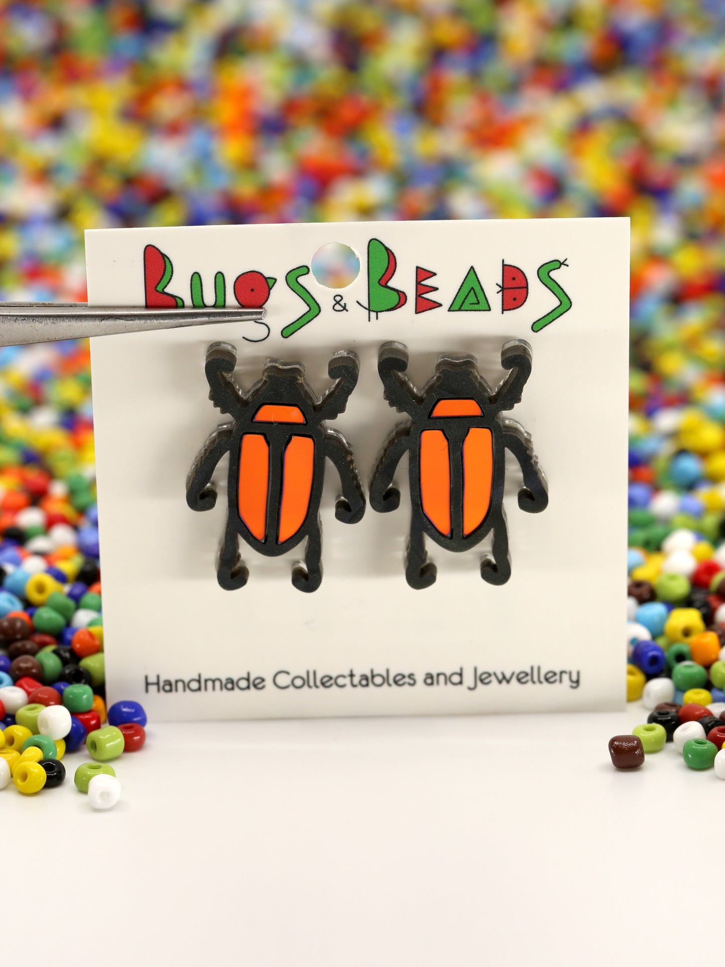 Christmas beetle studs