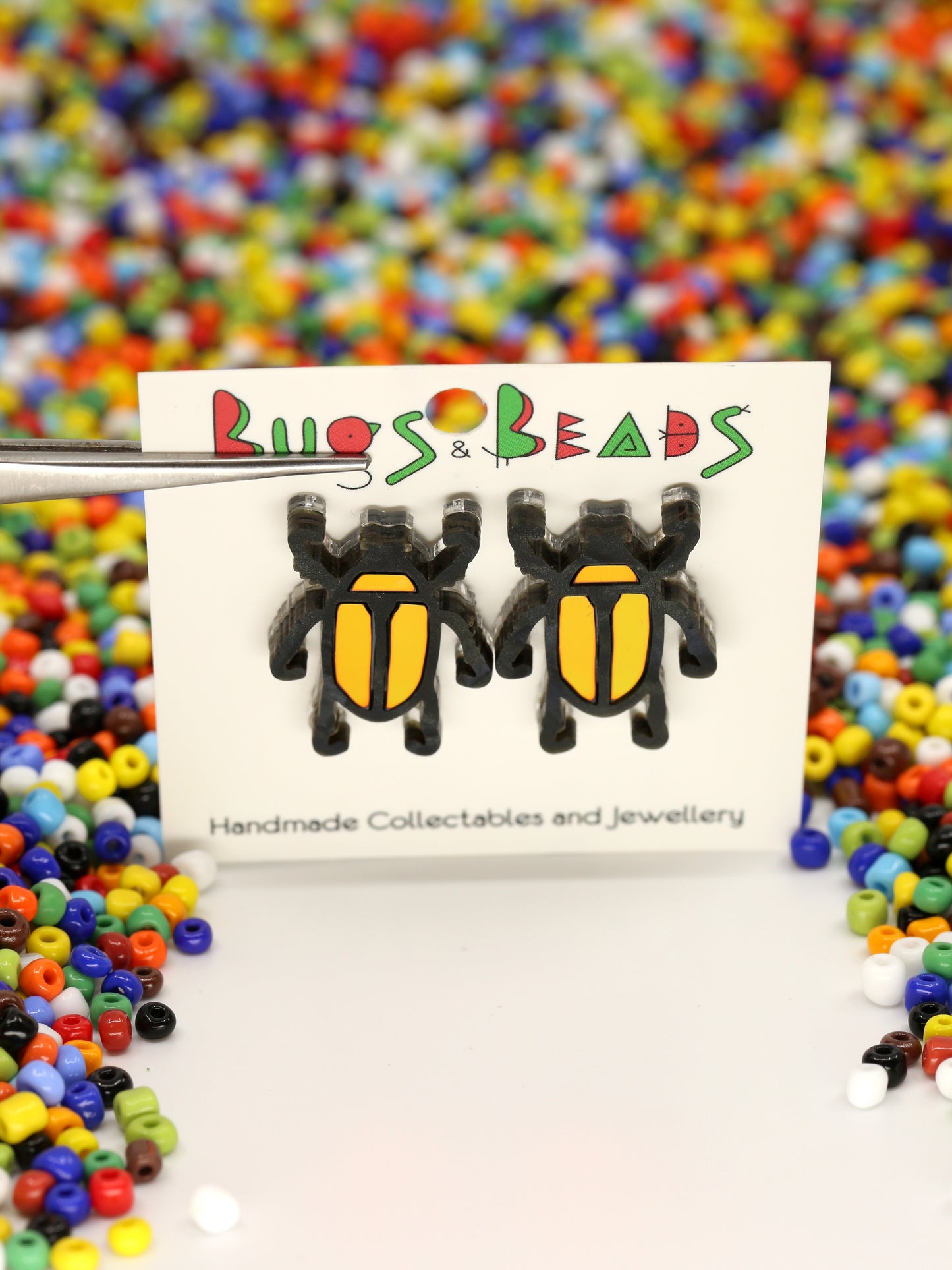 Christmas beetle studs