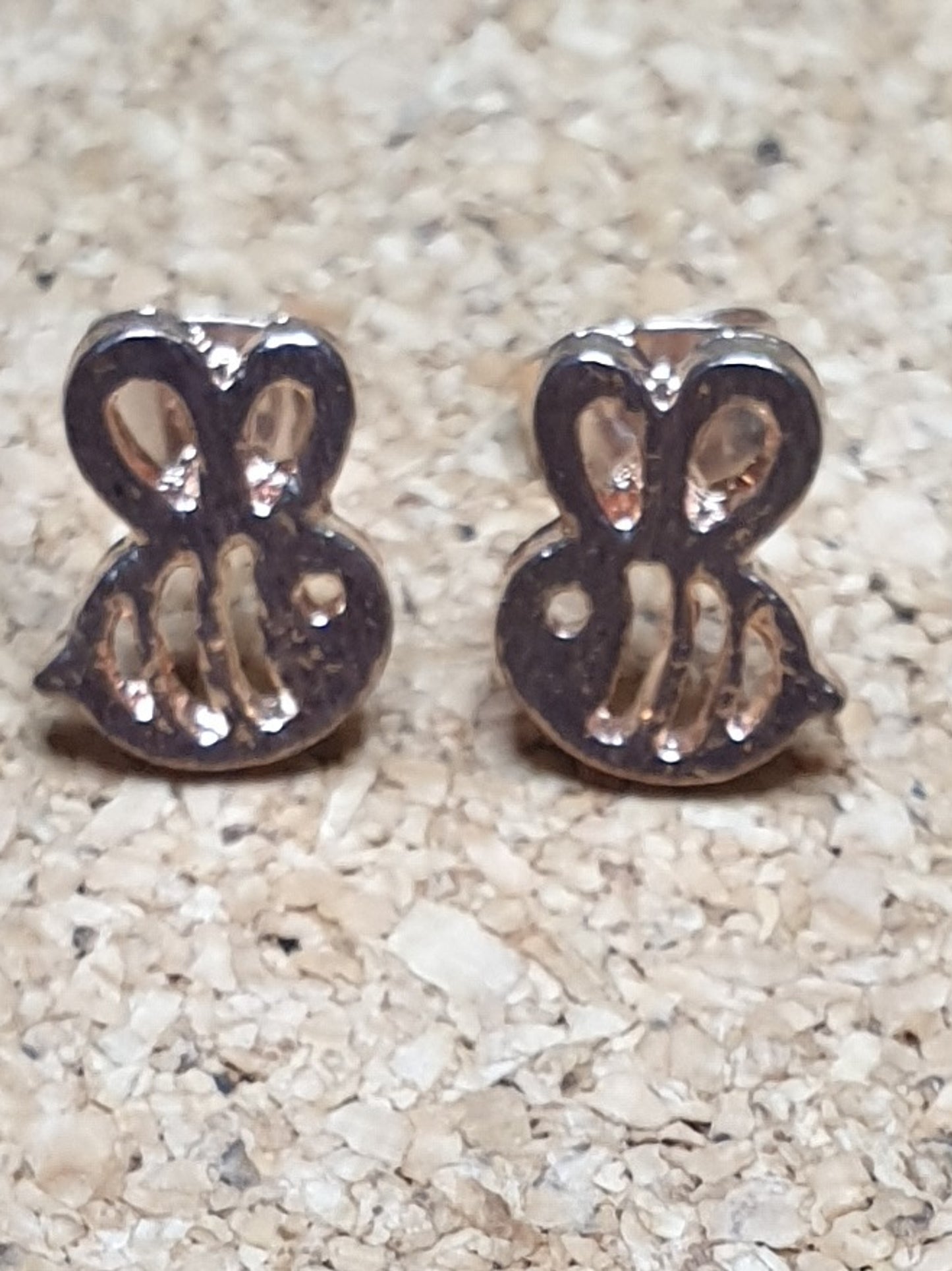 Bee Studs - Rose Gold