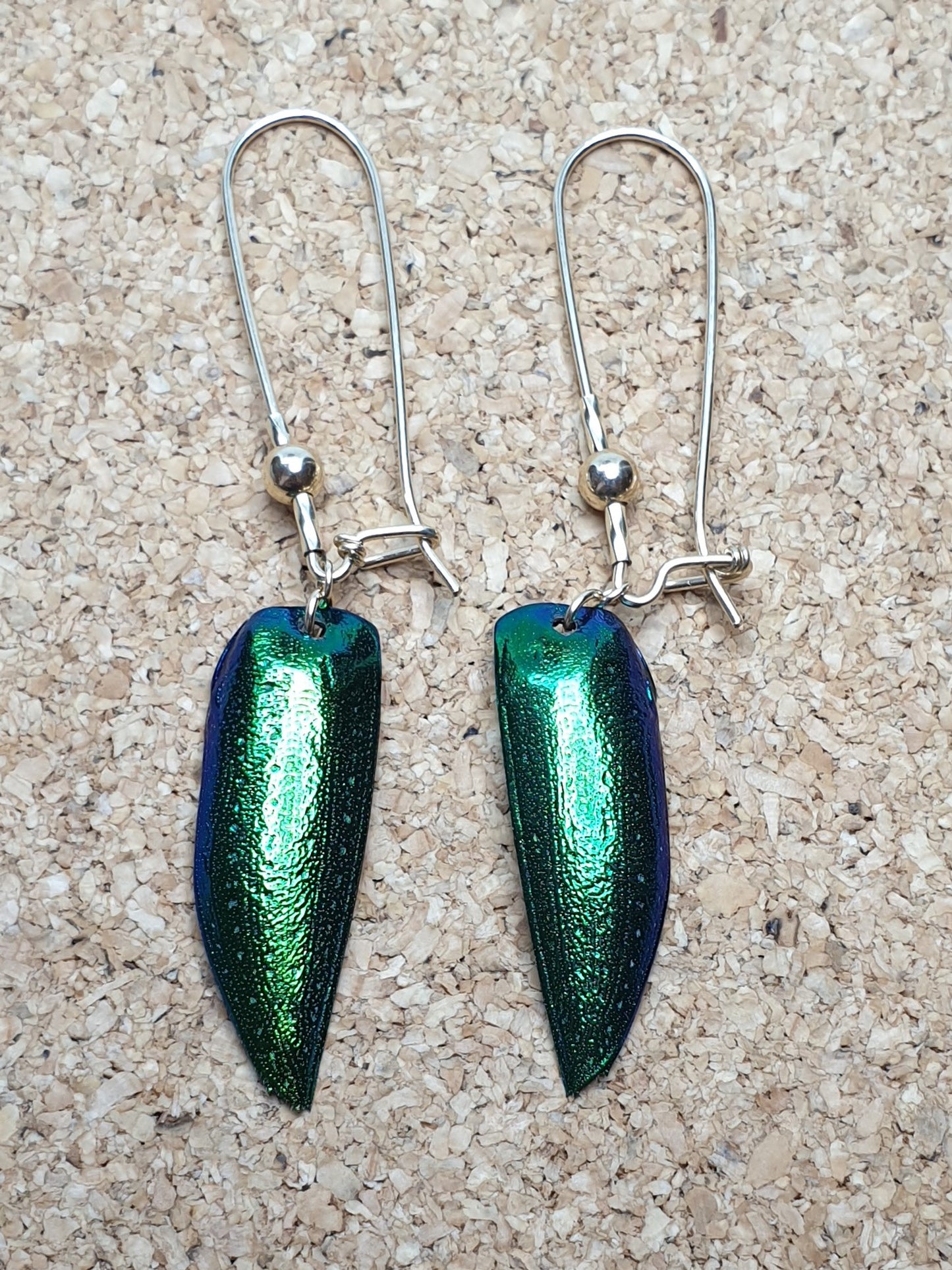 Long twisted tube and bead - Gold filled