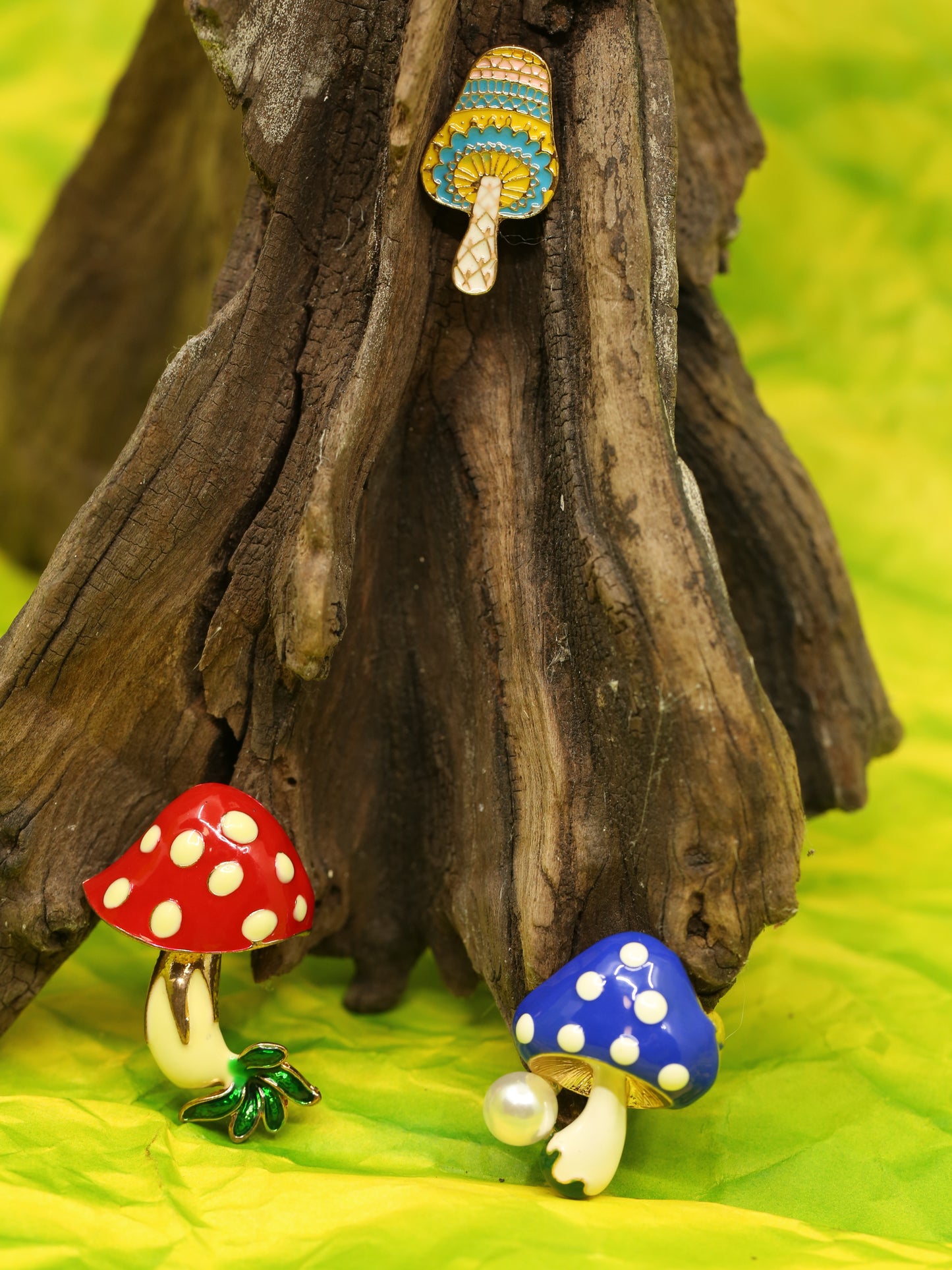 Amanita Muscaria Brooch